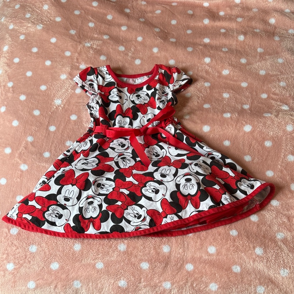 Disney Red and White Minnie Mouse Top
